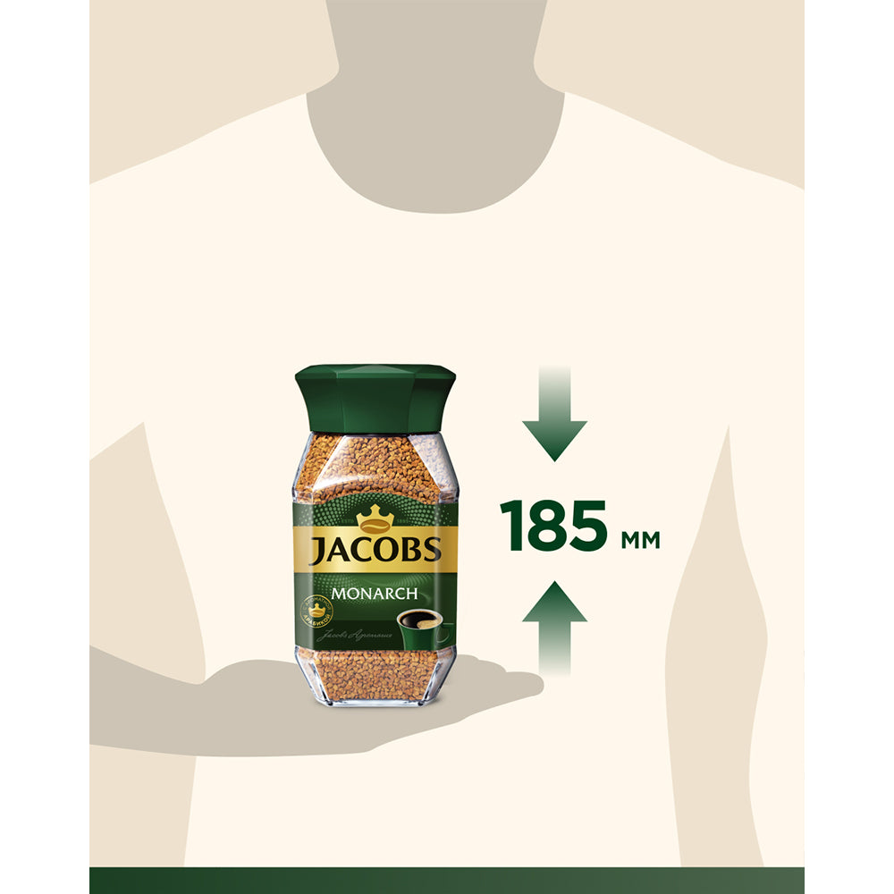 Jacobs Monarch Instant Coffee, 47.5g (Pack Of 2)